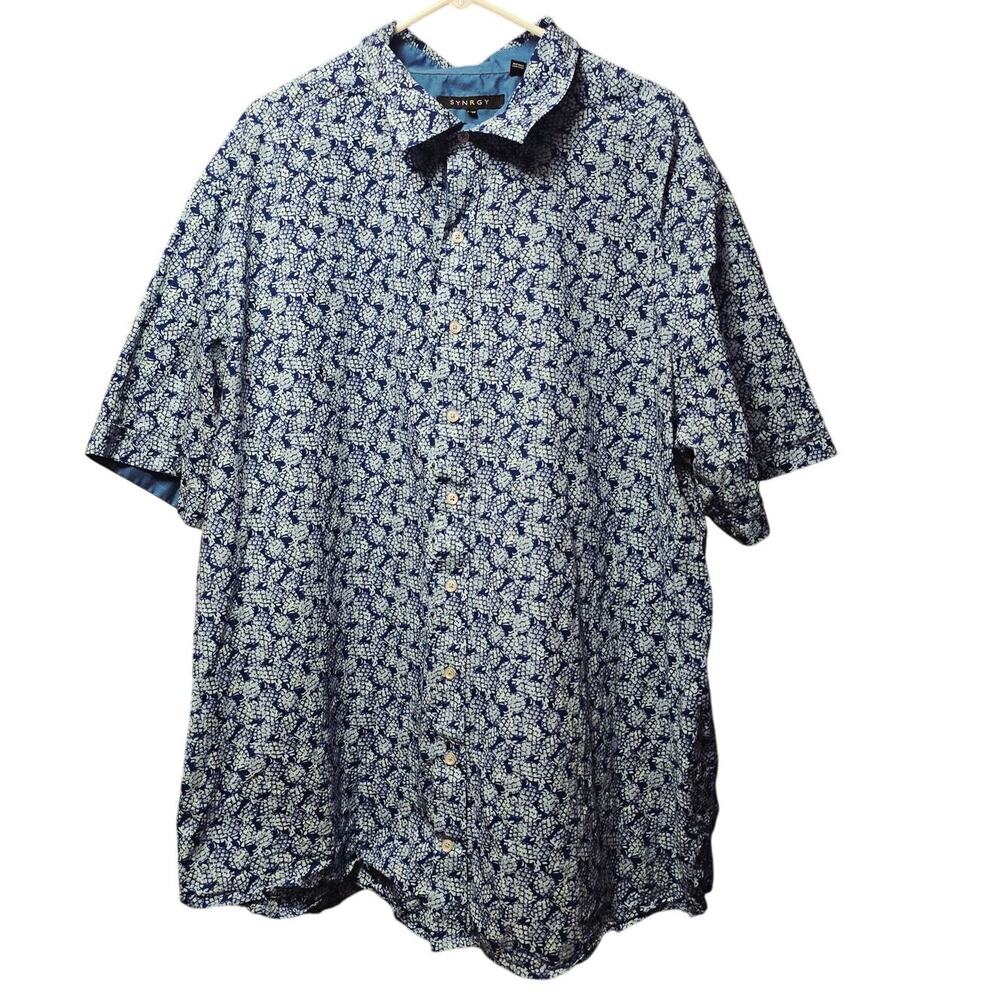 Synergy pineapple button down shirt - image 1